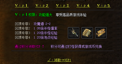 VIP领取