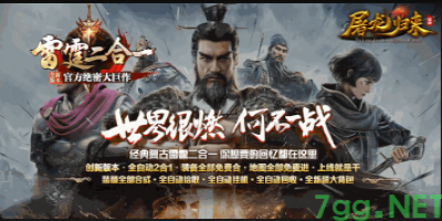 二合一热血传奇SF今日首测！7GG独家经典玩法